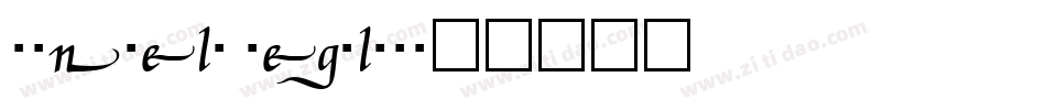 Daniela Regular字体转换